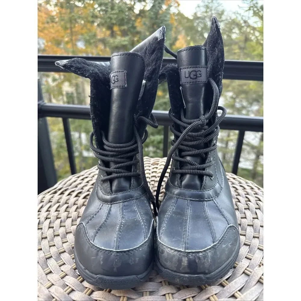 UGG Adirondack Boot III All Black Winter Boots Women’s 5 US 37 EU Snow